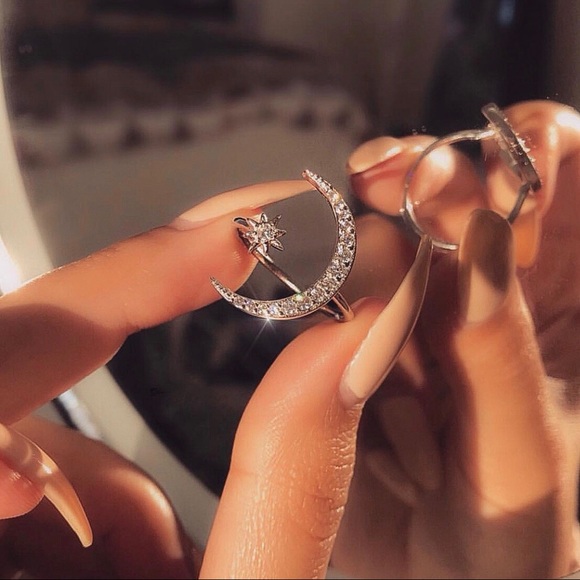 Sterling Silver  Ring 🌙To The Moon And Back - Picture 6 of 7